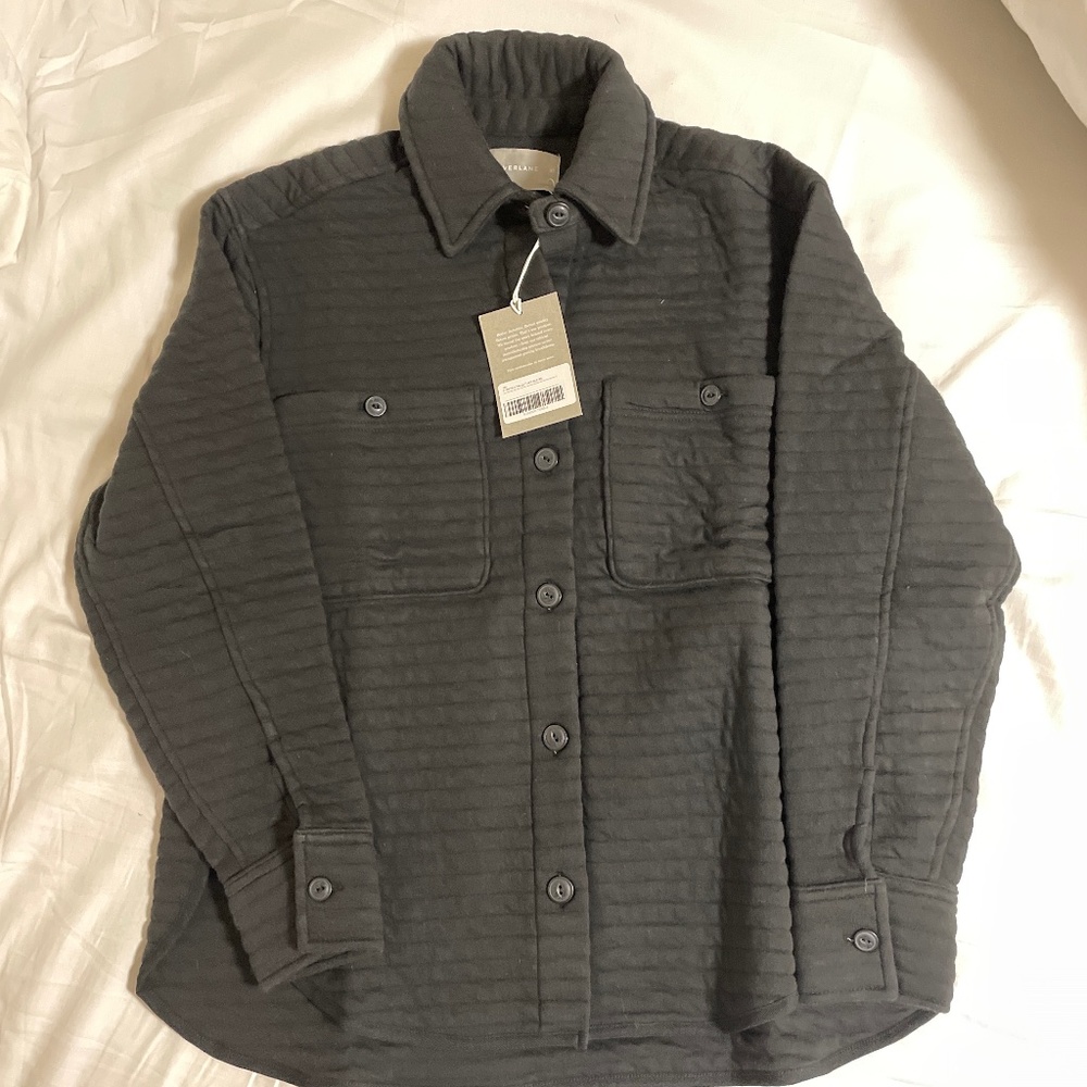 The Organic Cotton Quilted Shirt Jacket